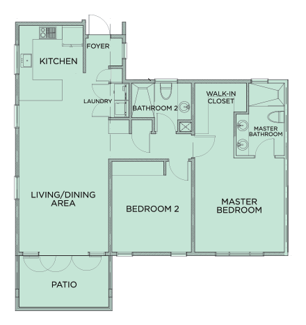 2 Bedroom - Wentworth