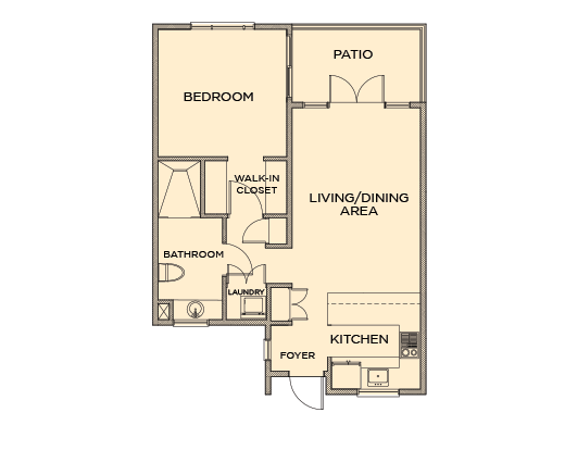 1 Bedroom - Rosecliff