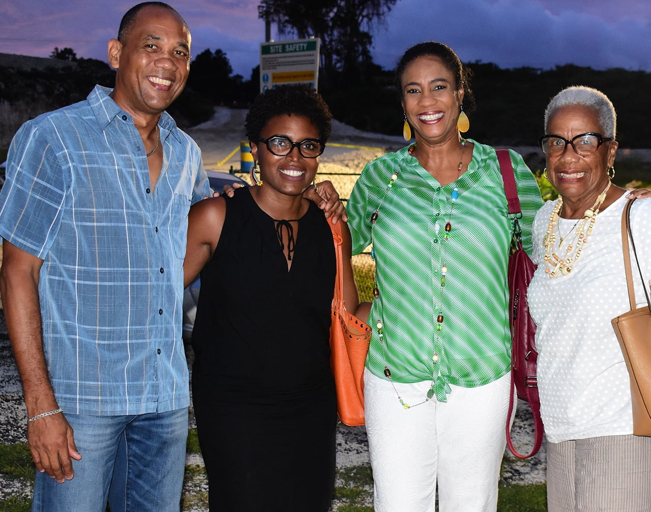 Enjoying the evening out were (from left) Chris Campbell, Lori Hewitt, Dr Claudia Martindale-Campbell and Lady Ann Hewitt.